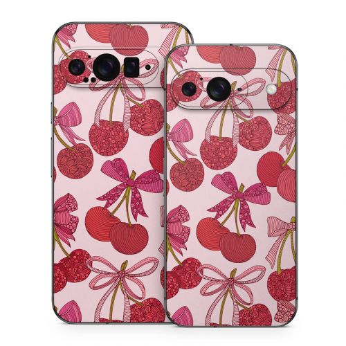 Cherry with Bows Google Pixel 9 Series Skin