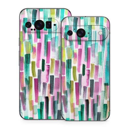 Colorful Brushstrokes Google Pixel 9 Series Skin