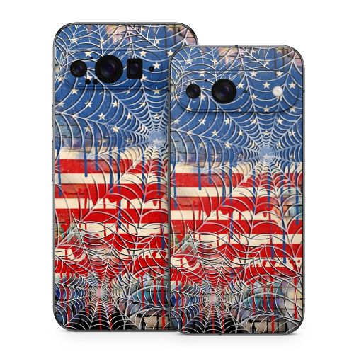 Cobweb Flag Google Pixel 9 Series Skin