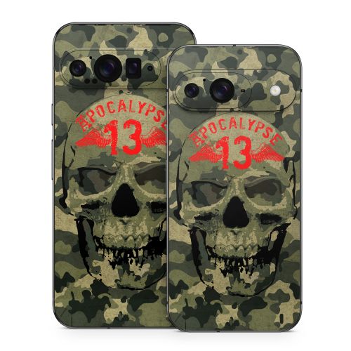 Camo Skull Google Pixel 9 Series Skin
