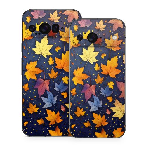 Falling Leaves Google Pixel 9 Series Skin