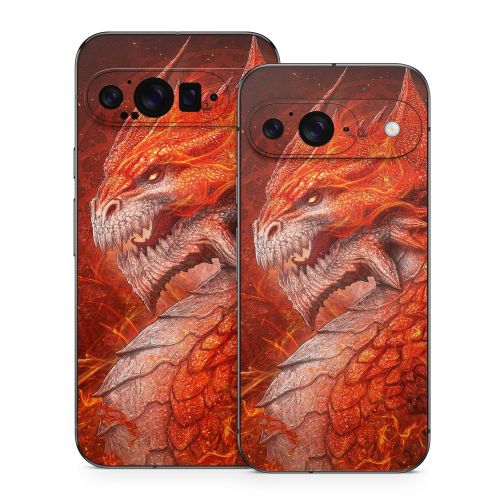 Flame Dragon Google Pixel 9 Series Skin