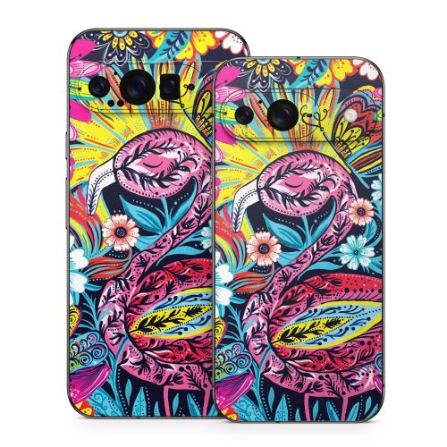Flashy Flamingo Google Pixel 9 Series Skin