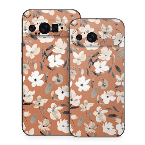 Fresh Flowers Copper Google Pixel 9 Series Skin