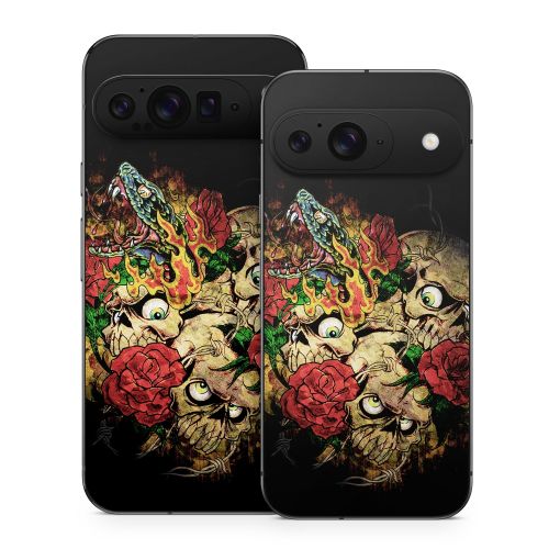 Gothic Tattoo Google Pixel 9 Series Skin