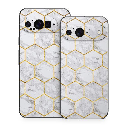 Honey Marble Google Pixel 9 Series Skin