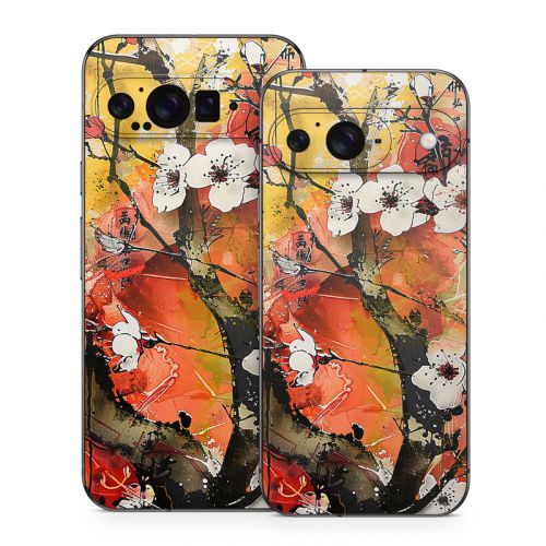 Japanese Blossoms Google Pixel 9 Series Skin