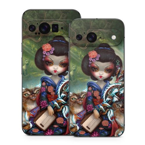 Kirin and Bakeneko Google Pixel 9 Series Skin
