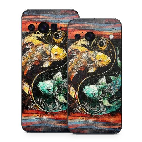 Koi Fish Yin Yang Google Pixel 9 Series Skin