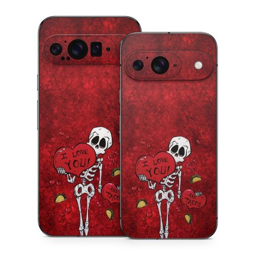 I Love You And Tacos Google Pixel 9 Series Skin