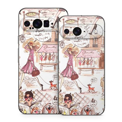 Paris Makes Me Happy Google Pixel 9 Series Skin