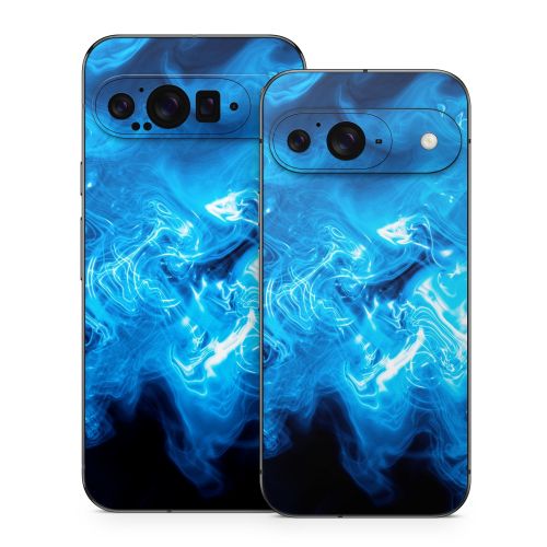 Blue Quantum Waves Google Pixel 9 Series Skin