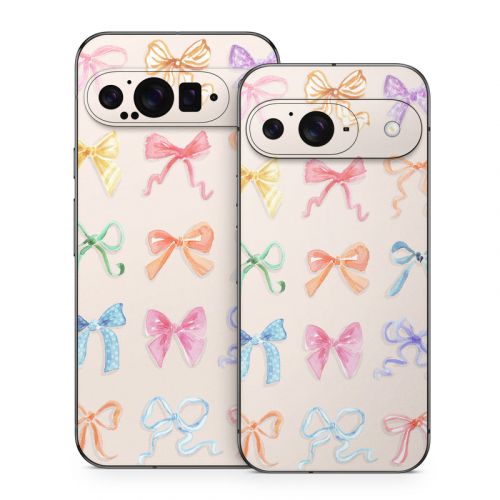 Rainbow Bows Google Pixel 9 Series Skin