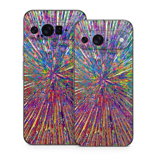 Rainbow Burst Google Pixel 9 Series Skin