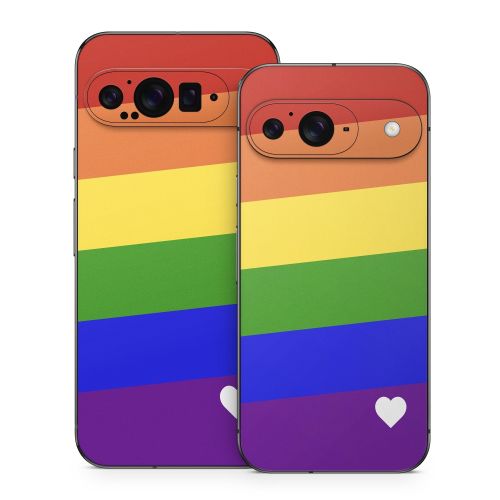 Rainbow Stripe Google Pixel 9 Series Skin
