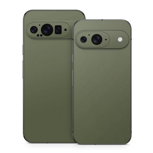Solid State Olive Drab Google Pixel 9 Series Skin