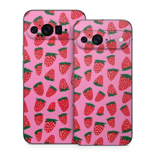 Strawberries Google Pixel 9 Series Skin