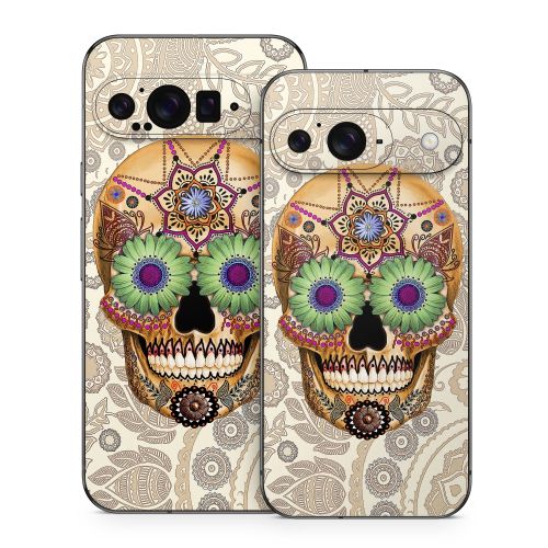 Sugar Skull Bone Google Pixel 9 Series Skin