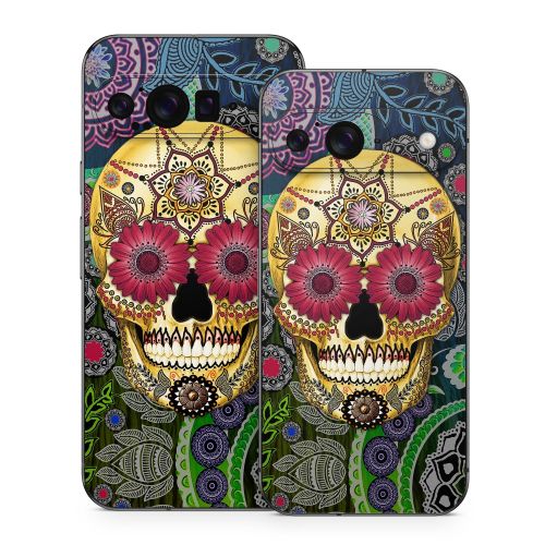 Sugar Skull Paisley Google Pixel 9 Series Skin