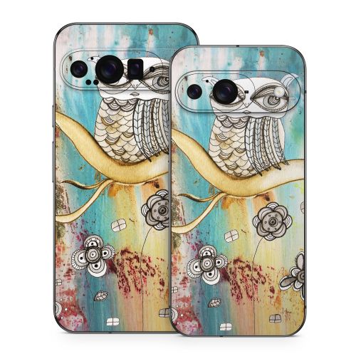 Surreal Owl Google Pixel 9 Series Skin