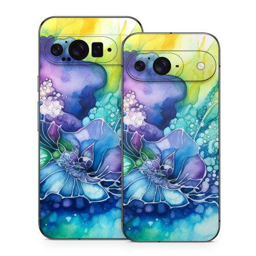 Watercolor Flora Google Pixel 9 Series Skin