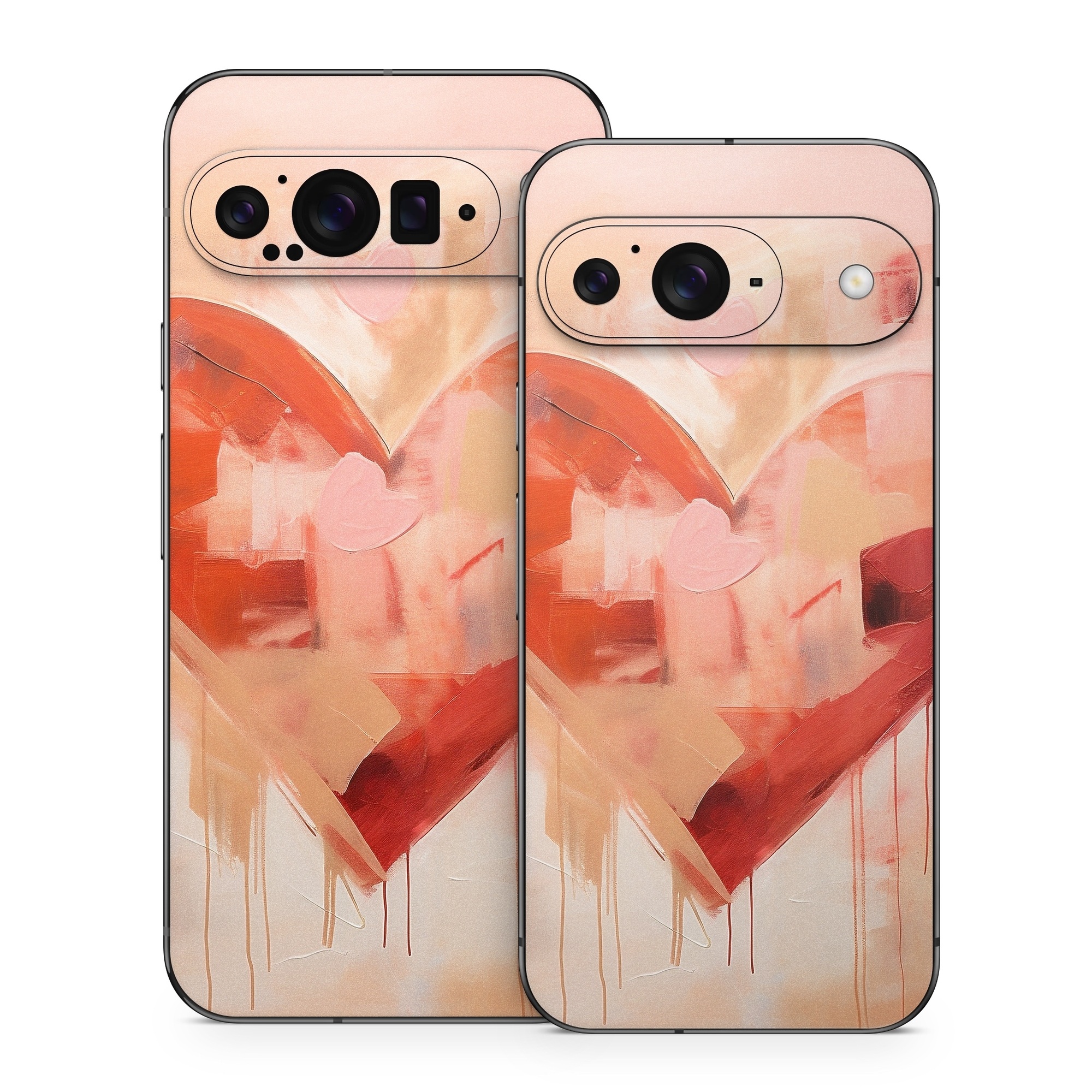 Google Pixel 9 Series Skin design of Paint, Art paint, Orange, Art, Font, Red, Painting, Tints and shades, Creative arts, Petal, with red, yellow, orange, pink, black, white colors