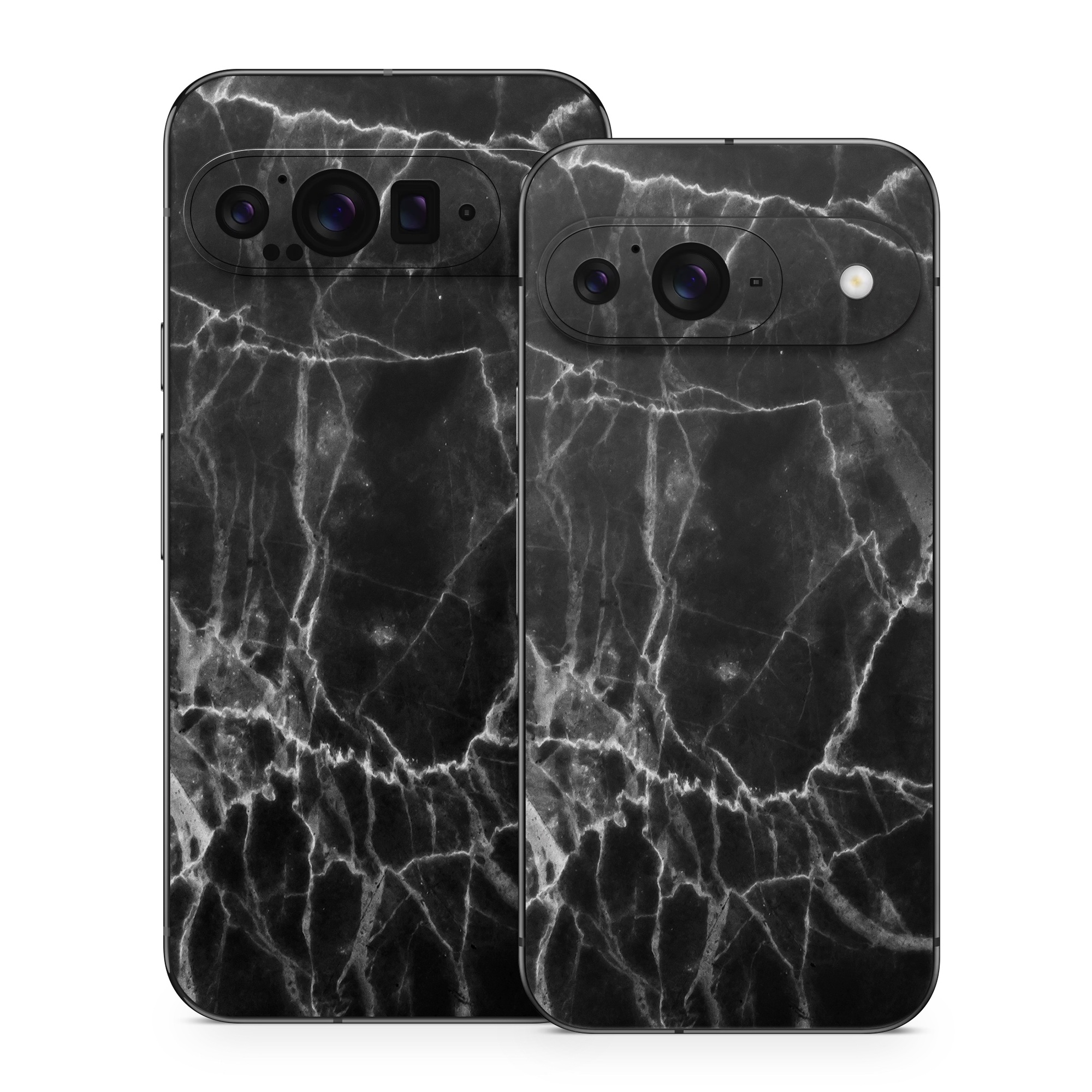 Google Pixel 9 Series Skin design of Black, White, Nature, Black-and-white, Monochrome photography, Branch, Atmosphere, Atmospheric phenomenon, Tree, Sky, with black, white colors