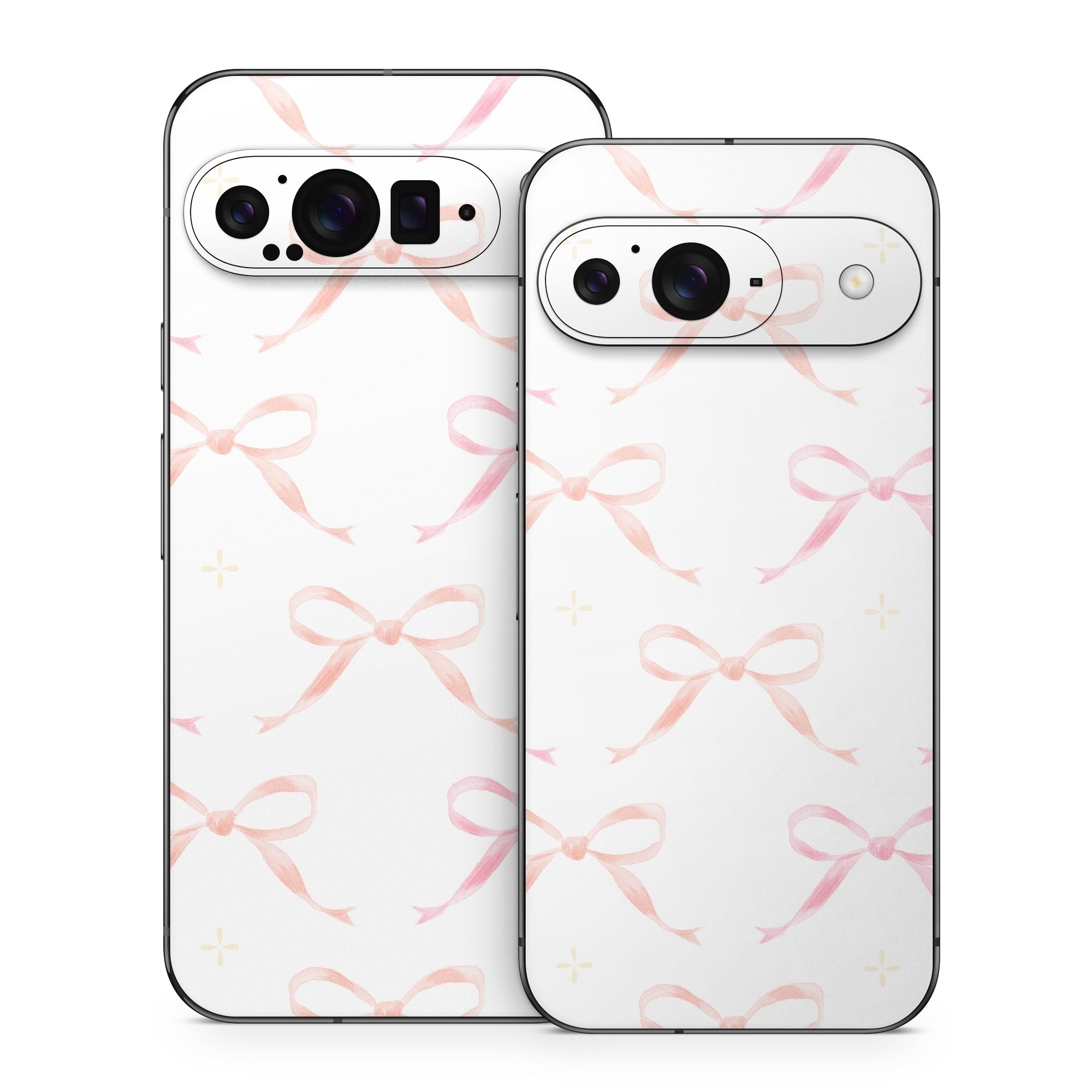 Google Pixel 9 Series Skin design of Textile, Rectangle, Pink, Motif, Font, Magenta, Symmetry, Pattern, Art, Peach, with white, pink, orange colors