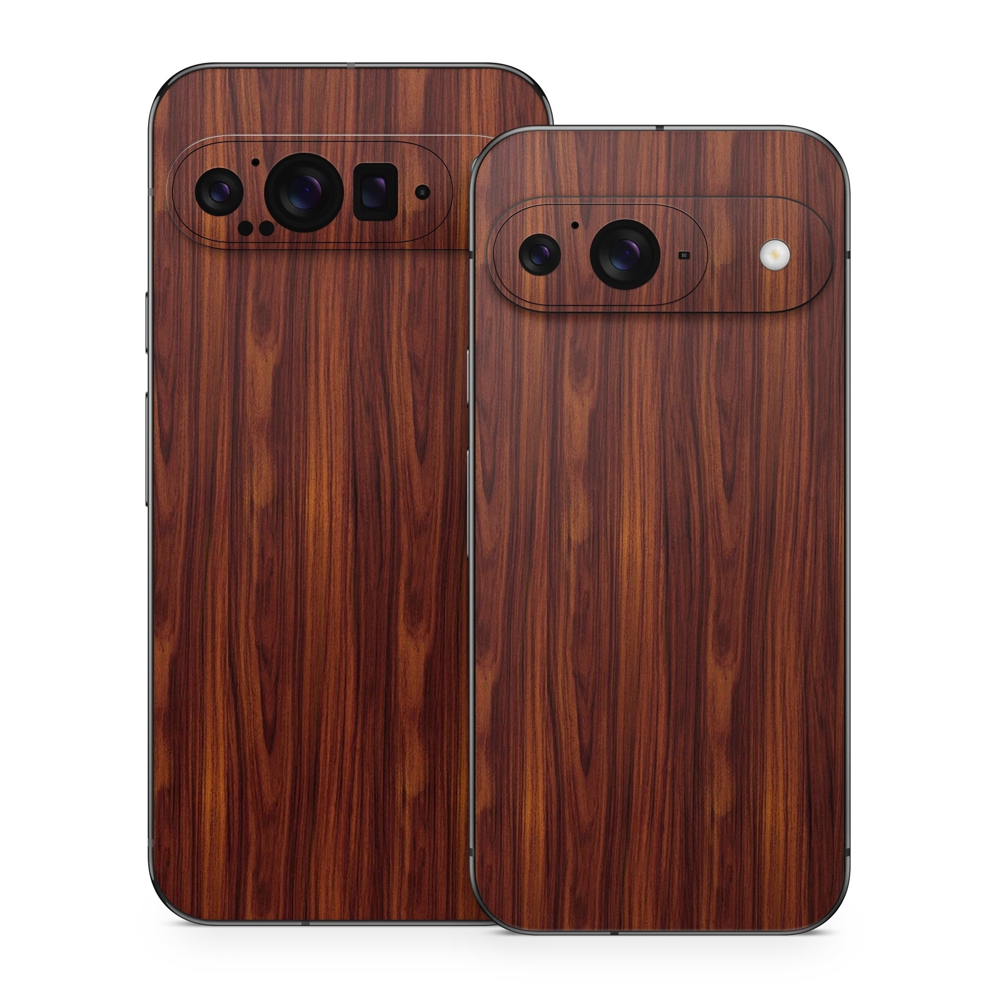 Google Pixel 9 Series Skin design of Wood, Red, Brown, Hardwood, Wood flooring, Wood stain, Caramel color, Laminate flooring, Flooring, Varnish, with black, red colors