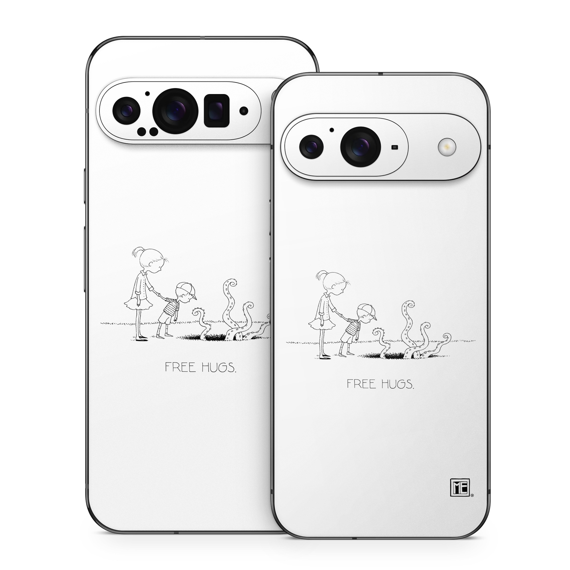 Google Pixel 9 Series Skin design of Line art, Cartoon, Text, Drawing, Illustration, Coloring book, Black-and-white, Child, Art, with black, white colors