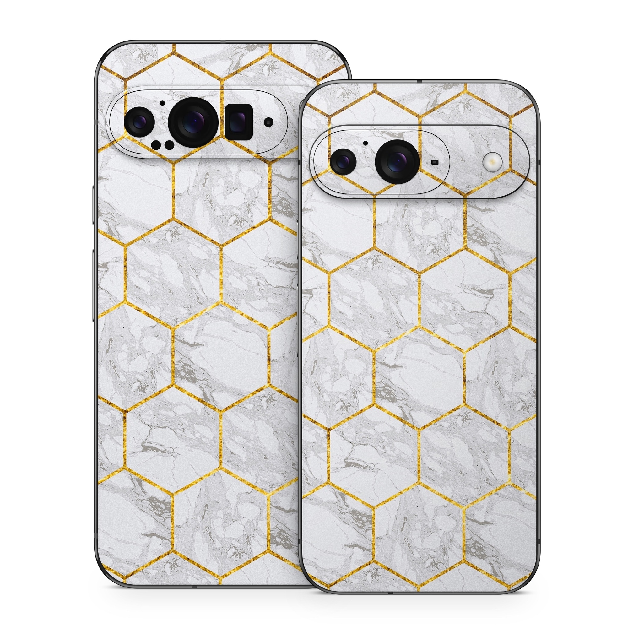 Google Pixel 9 Series Skin design of Pattern, Tile flooring, Line, Tile, Design, Flooring, Floor, with white, black, brown colors
