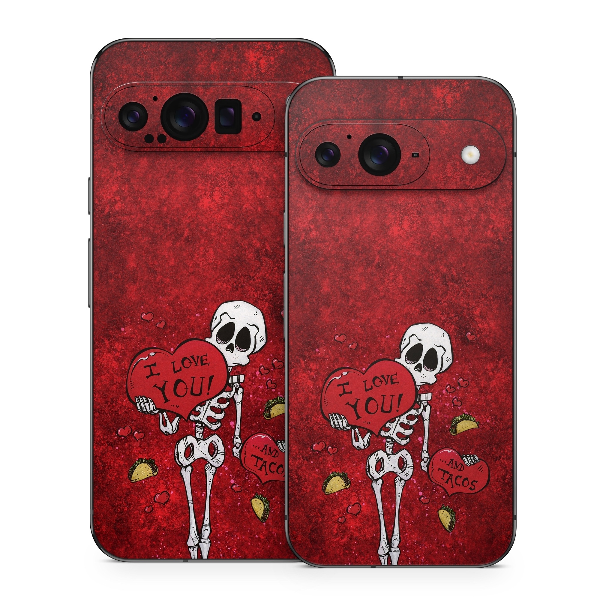 Google Pixel 9 Series Skin design of Font, Red, Art, Magenta, Tints and shades, Pattern, Bone, Plant, Carmine, Visual arts, with black, white, gray, red, yellow colors