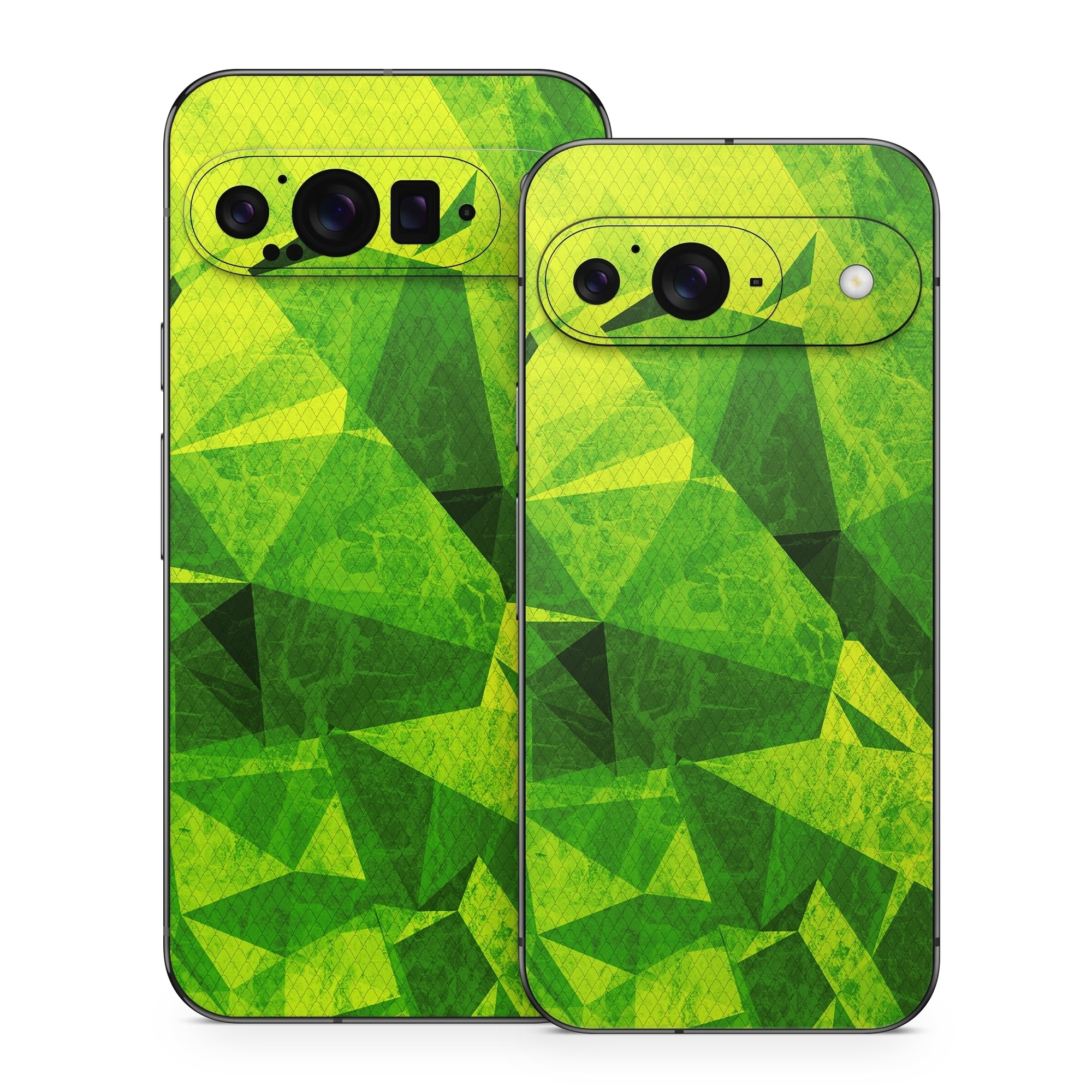 Google Pixel 9 Series Skin design of Green, Pattern, Leaf, Design, Illustration, with green colors