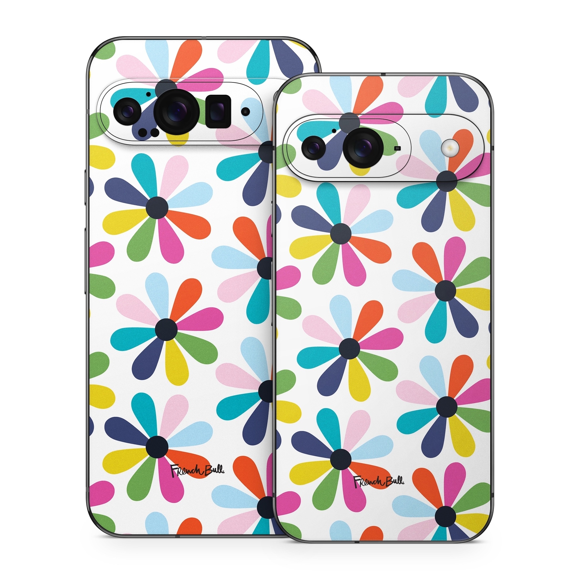 Google Pixel 9 Series Skin design of Colorfulness, Aqua, Symmetry, Pattern, Electric blue, Art, Circle, Visual arts, Tints and shades, Wrapping paper, with white, red, blue, pink, purple, green colors