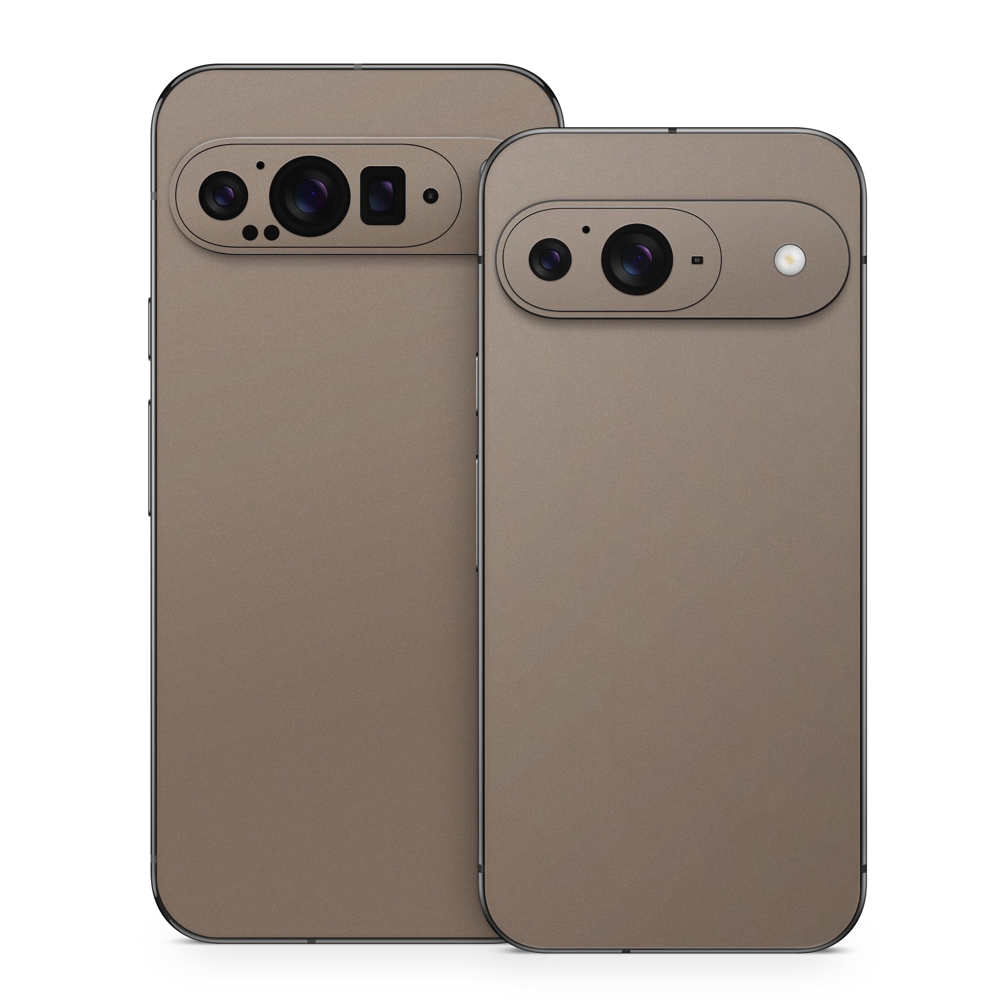 Google Pixel 9 Series Skin design of Brown, Text, Beige, Material property, Font, with brown colors