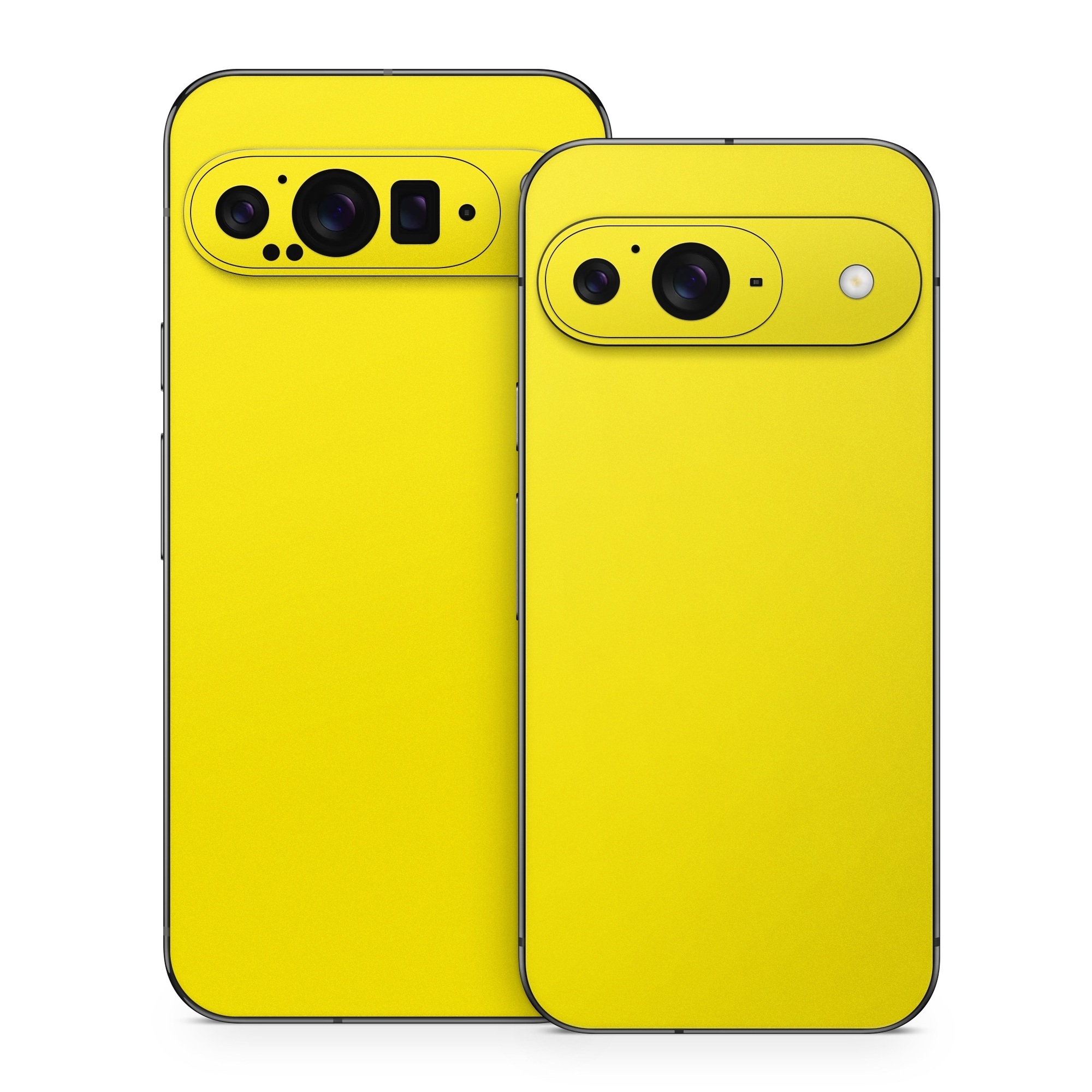 Google Pixel 9 Series Skin design of Green, Yellow, Orange, Text, Font, with yellow colors