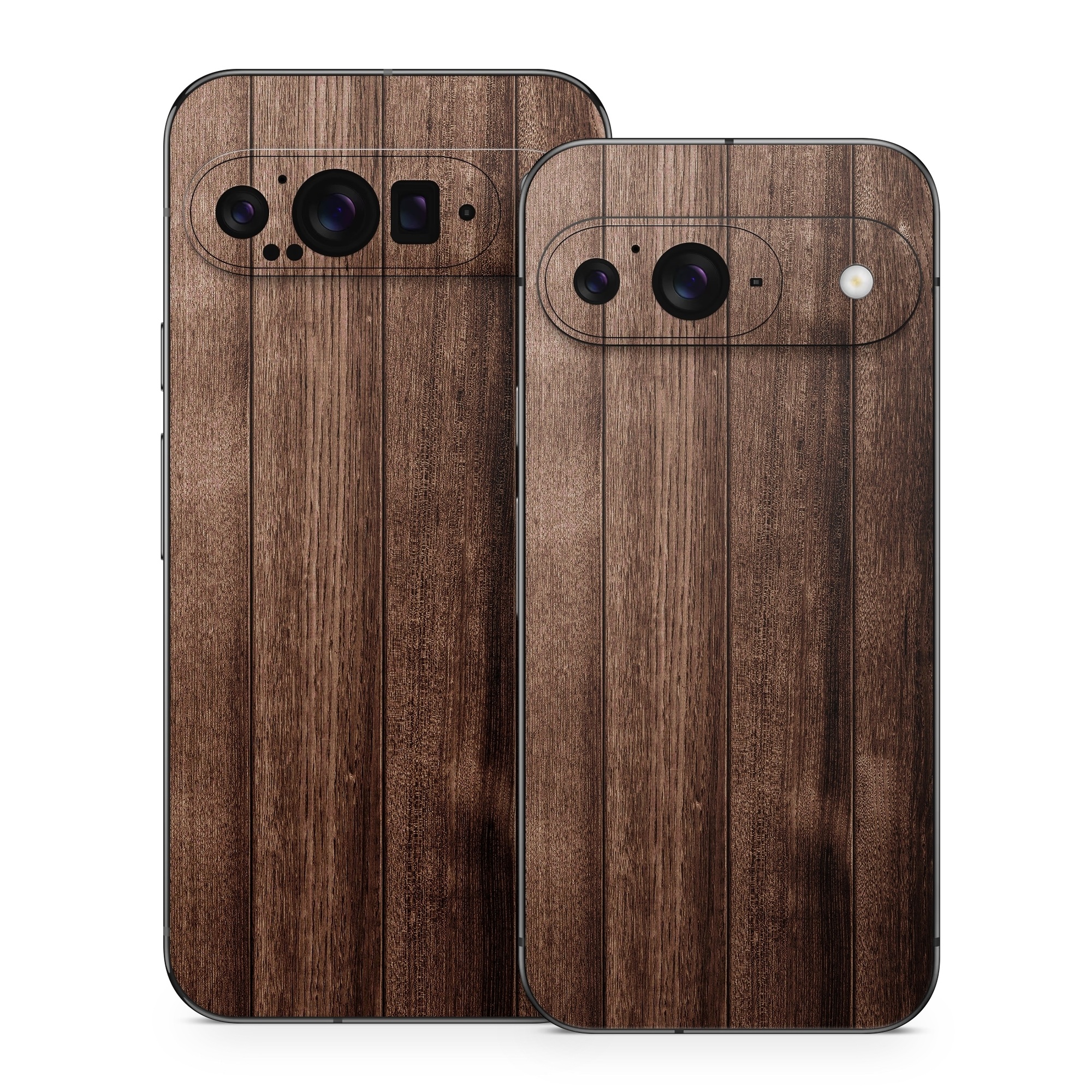 Google Pixel 9 Series Skin design of Wood, Wood flooring, Hardwood, Wood stain, Plank, Brown, Floor, Line, Flooring, Pattern, with brown colors