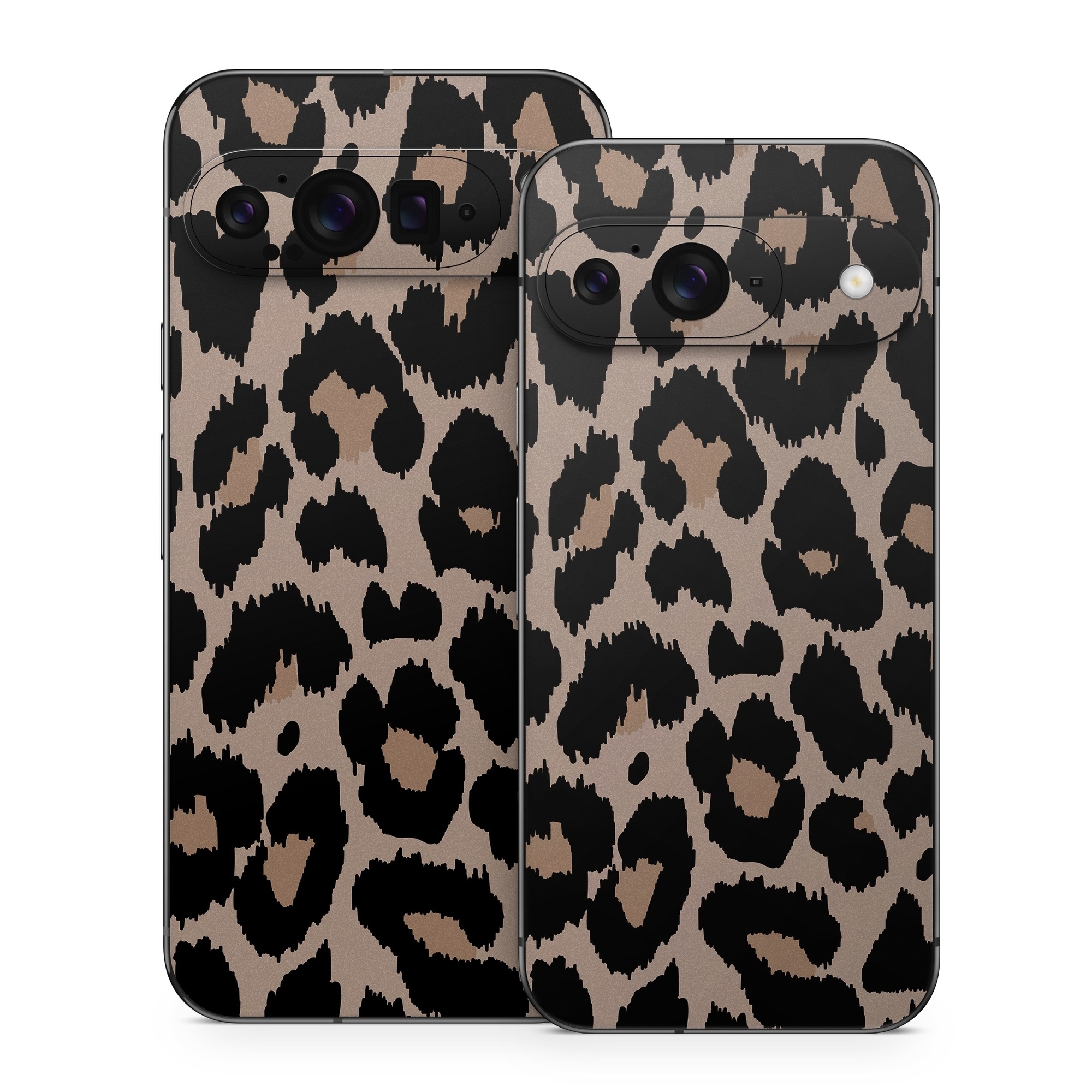 Google Pixel 9 Series Skin design of Pattern, Brown, Fur, Design, Textile, Monochrome, Fawn, with black, gray, red, green colors