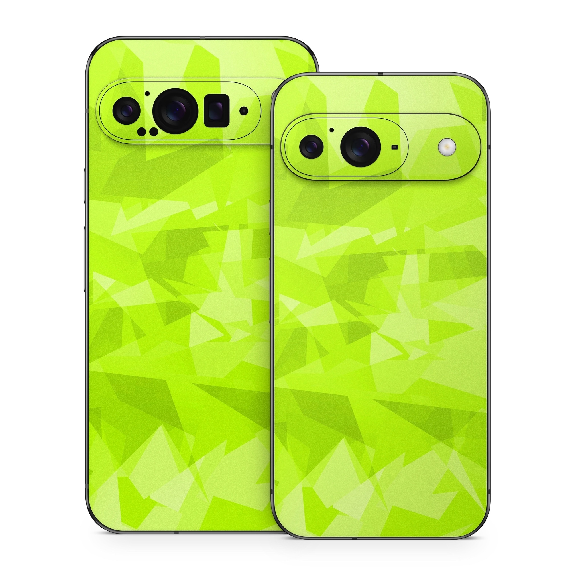 Google Pixel 9 Series Skin design, with green colors