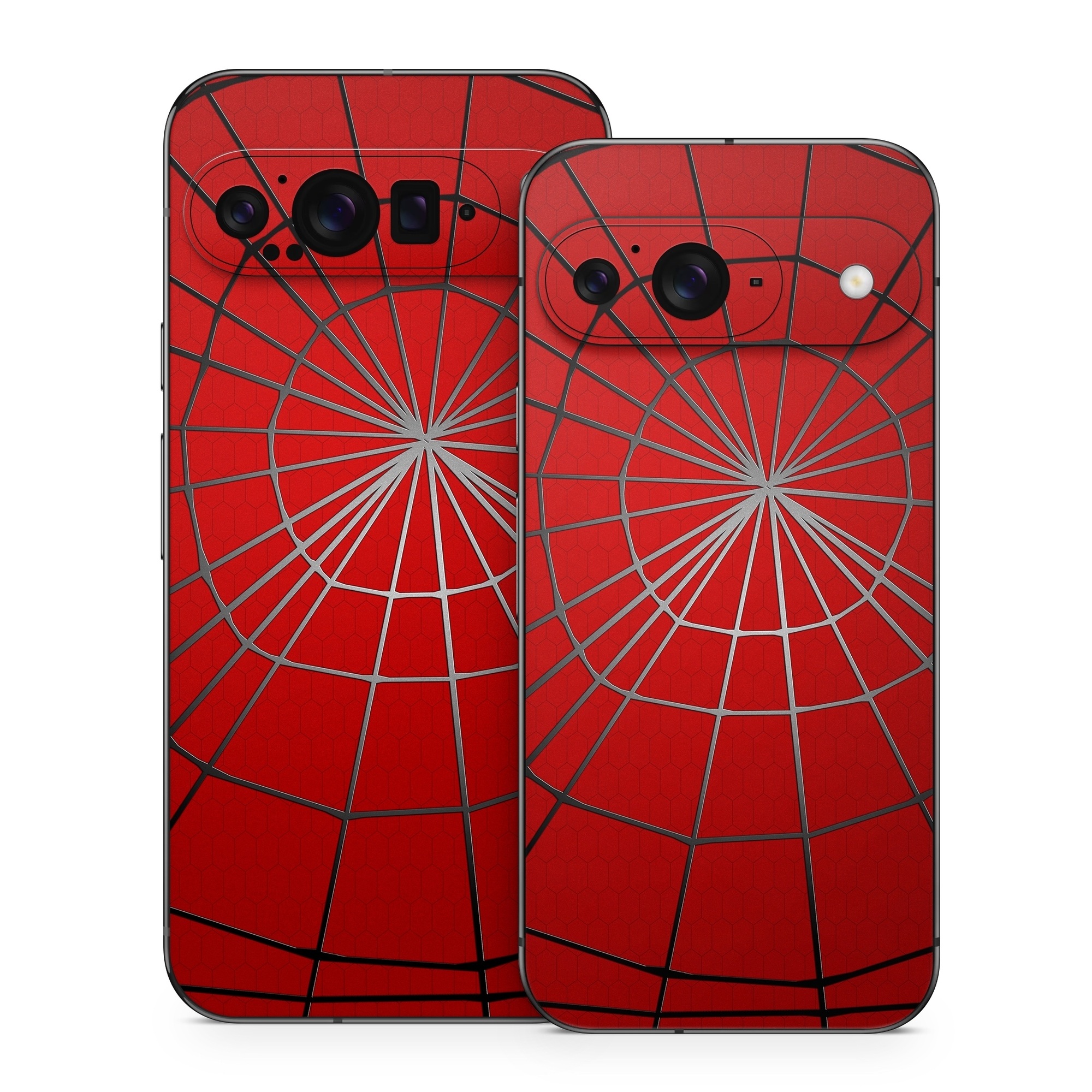 Google Pixel 9 Series Skin design of Red, Symmetry, Circle, Pattern, Line, with red, black, gray colors