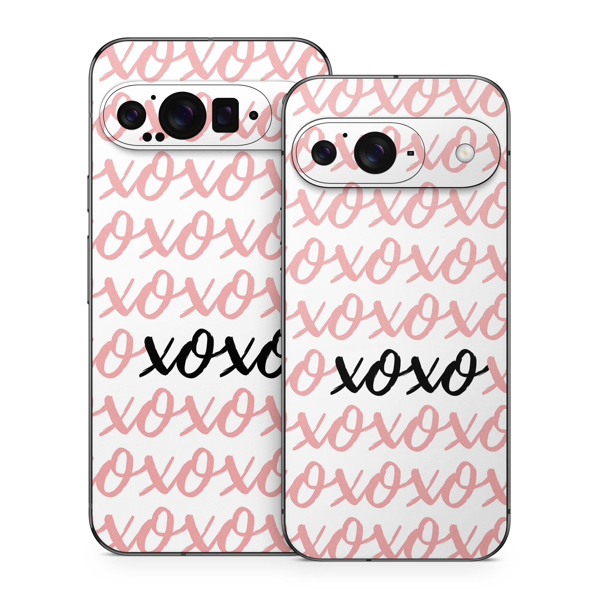 Google Pixel 9 Series Skin design of Font, Pattern, Magenta, Art, Event, Calligraphy, with white, pink, black colors