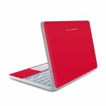 Solid State Red HP Chromebook 11 Skin
