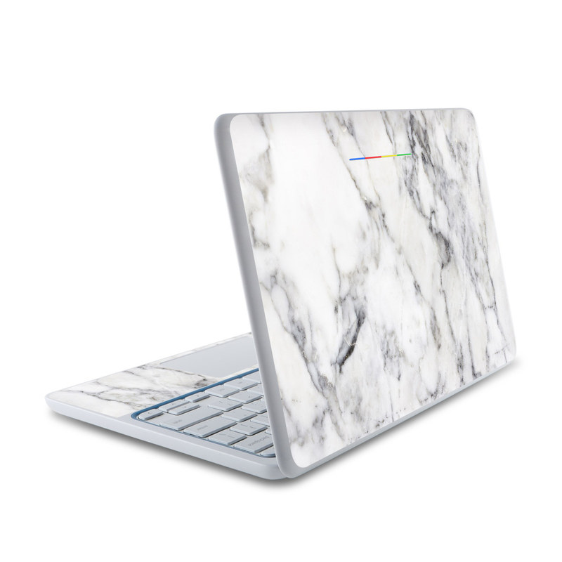 White Marble Hp Chromebook 11 Skin Istyles
