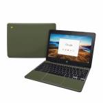 Solid State Olive Drab HP Chromebook 11 G5 Skin