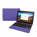 Solid State Purple HP Chromebook 11 G5 Skin