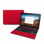 Solid State Red HP Chromebook 11 G5 Skin