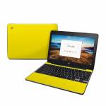 Solid State Yellow HP Chromebook 11 G5 Skin