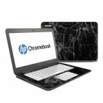 Black Marble HP Chromebook 14 Skin