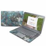 Gilded Glacier Marble HP Chromebook 14 G5 Skin
