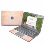 Rose Gold Marble HP Chromebook 14 G5 Skin